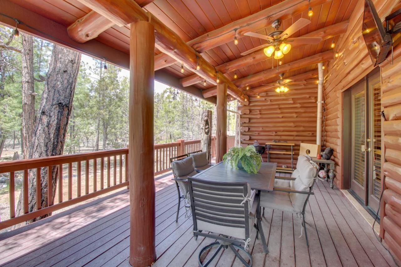 Lakeside Cabin On 2 Acres With Fire Pit And Hot Tub! Pinetop-Lakeside Bagian luar foto