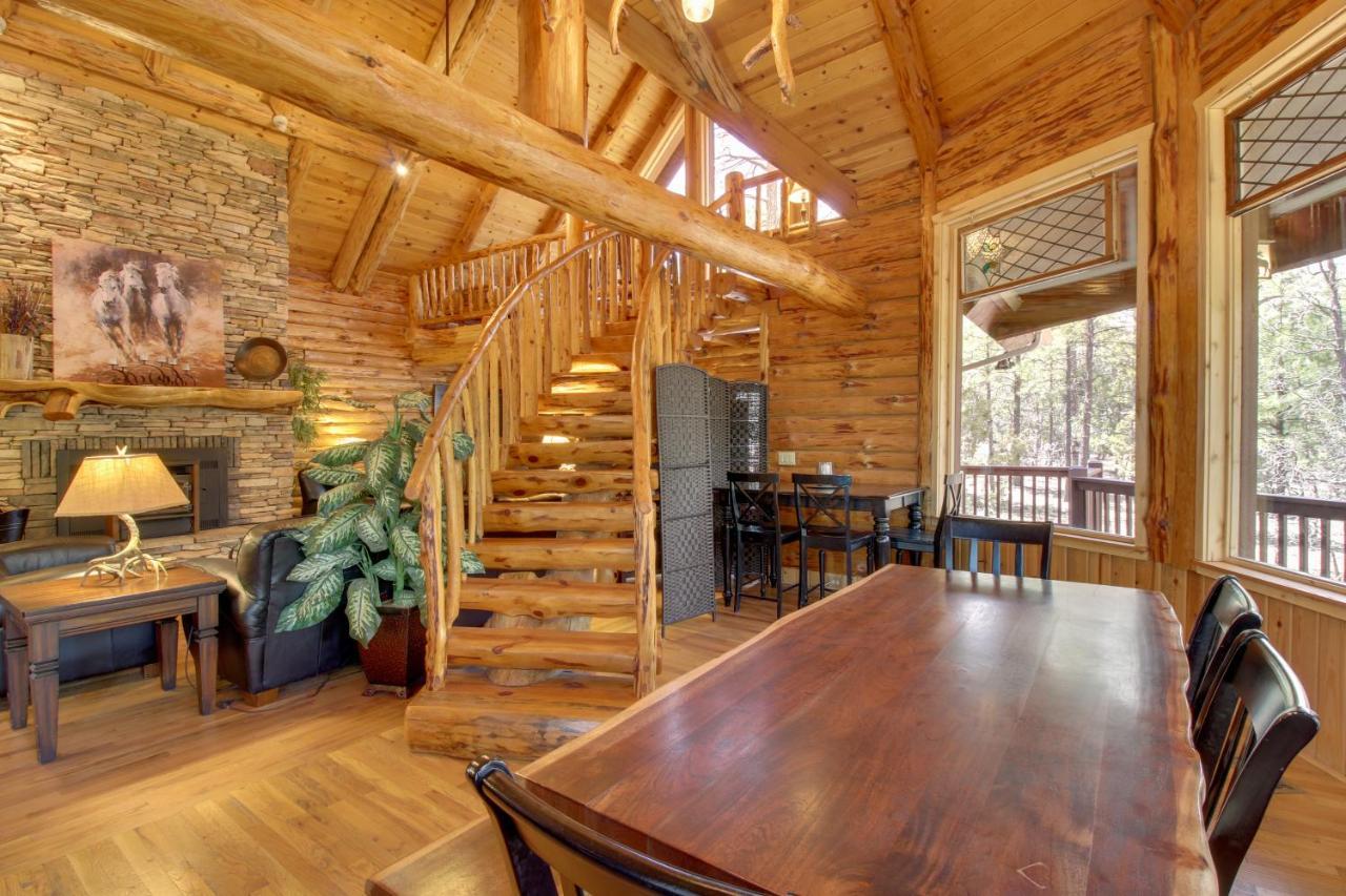 Lakeside Cabin On 2 Acres With Fire Pit And Hot Tub! Villa Pinetop-Lakeside Bagian luar foto