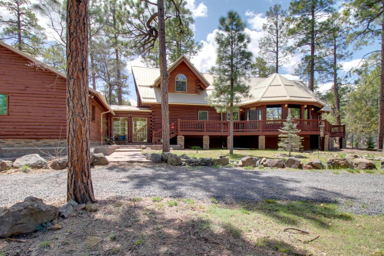 Lakeside Cabin On 2 Acres With Fire Pit And Hot Tub! Pinetop-Lakeside Bagian luar foto