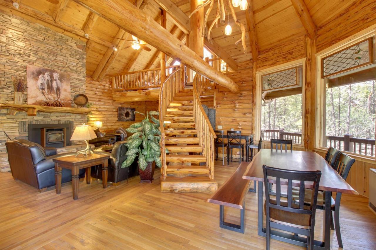 Lakeside Cabin On 2 Acres With Fire Pit And Hot Tub! Villa Pinetop-Lakeside Bagian luar foto